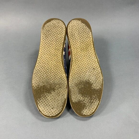 Toms‎ Women's Size 6.5 Classic Canvas American Flag Flats - Picture 9 of 10